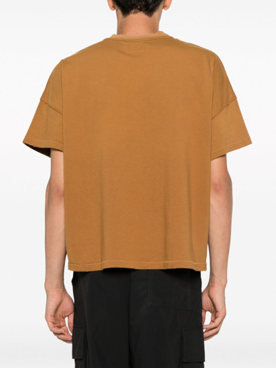 Shop Rhude Reverse T-shirt In Brown