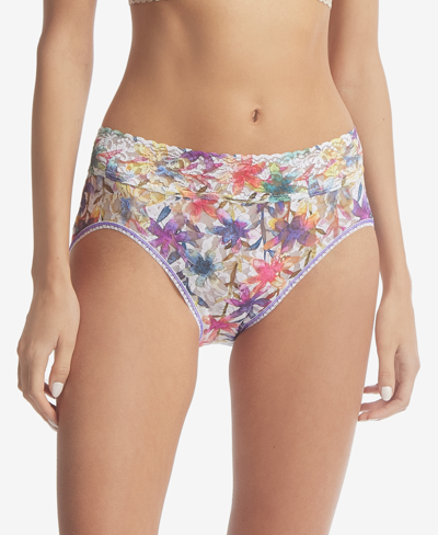 Shop Hanky Panky Women's Printed Signature Lace French Brief Underwear In Still Blooming