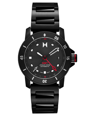 Shop Mvmt Men's Cali Diver Automatic Black Stainless Steel Bracelet Watch 40mm