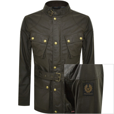 Shop Belstaff Trialmaster Jacket Green