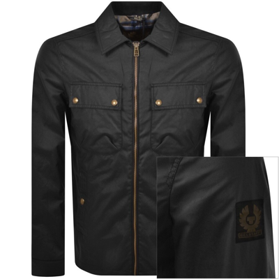 Shop Belstaff Tour Overshirt Black