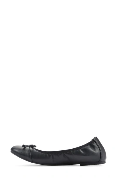 Shop White Mountain Footwear Sunnyside Ii Ballet Flat In Black/ Black/ Patent