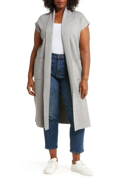 Shop By Design Indira Vest In Heather Grey