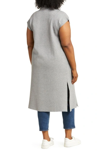 Shop By Design Indira Vest In Heather Grey