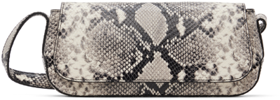 Shop Commission Black & White Snake-embossed Bag