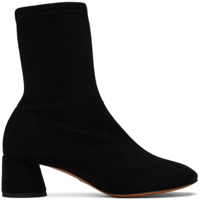 Shop Proenza Schouler Black Glove Stretch Boots In 18270-001-black
