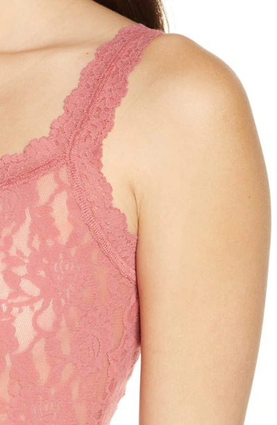Shop Hanky Panky Lace Camisole In Pink Sands