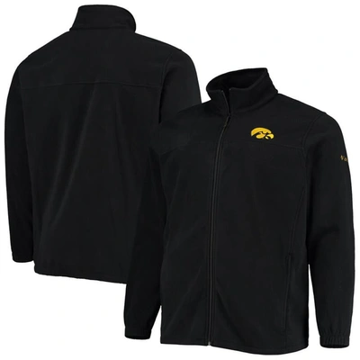 Shop Columbia Black Iowa Hawkeyes Big & Tall Flanker Iii Fleece Full-zip Jacket