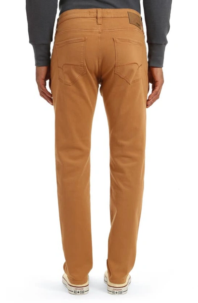 Mavi Jeans Marcus Slim Straight Leg Pants In Caramel Supermove