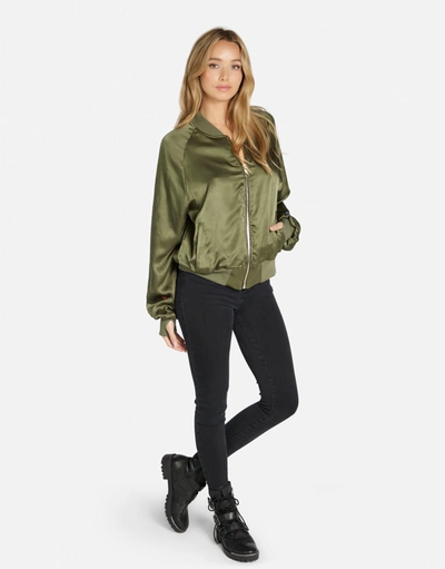 Lauren Moshi Mckay Vintage Eagle In Military/orange