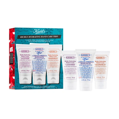 Shop Kiehl's Since 1851 Richly Hydrating Hand Care Trio (limited Edition) In Default Title
