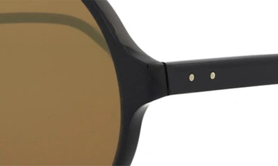 Shop Thom Browne 58mm Round Sunglasses In Navy