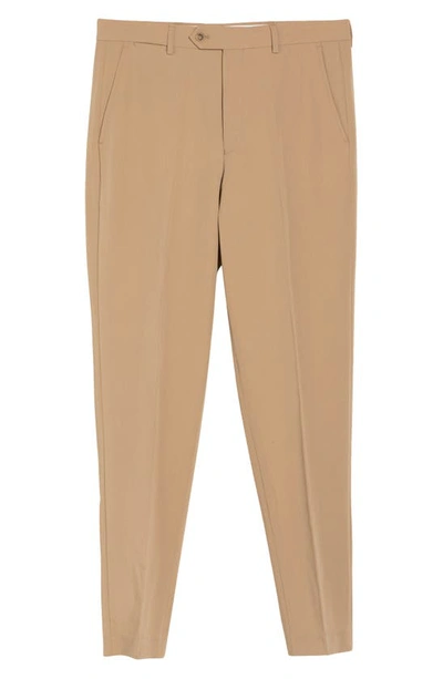 Shop Nautica Flat Front Trousers In Camel