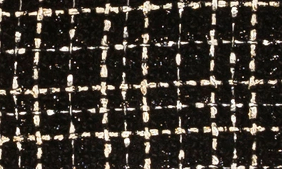 Alexia Admor Aurelia Tweed Crop Jacket In Black/white