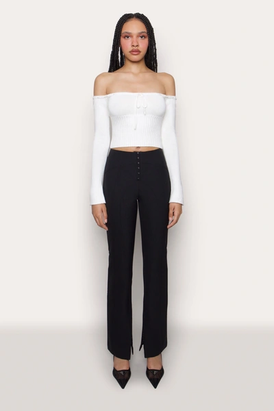 Shop Danielle Guizio Ny Aurora Trouser In Black