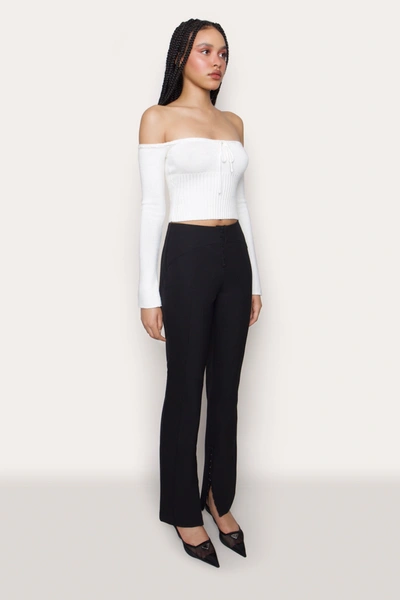 Shop Danielle Guizio Ny Aurora Trouser In Black