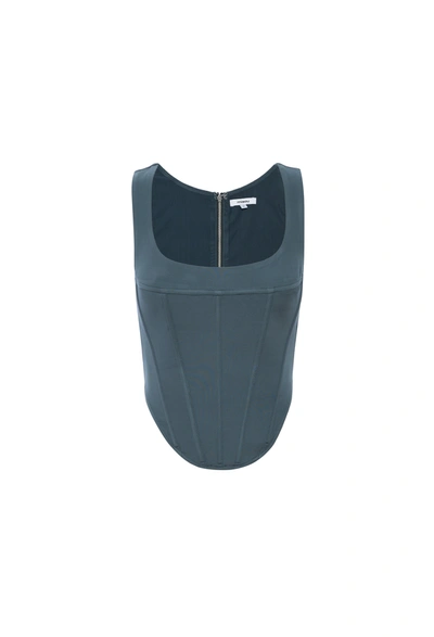 Fw23 Campbell Corset In Slate Gray