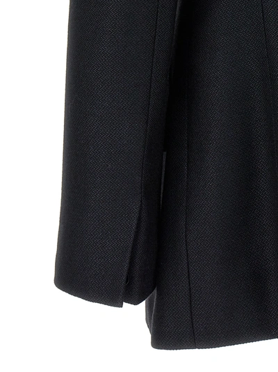 Shop Chloé Double-breasted Blazer With Gold Buttons Jackets Black