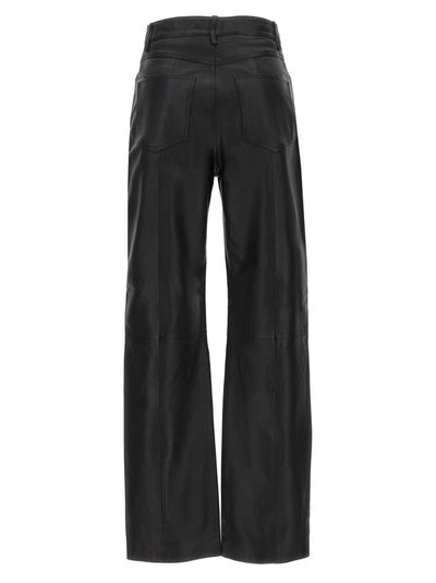 Shop Remain Birger Christensen Leather Pants Black