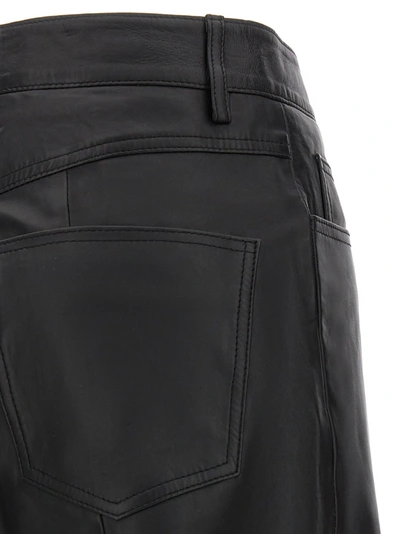 Shop Remain Birger Christensen Leather Pants Black