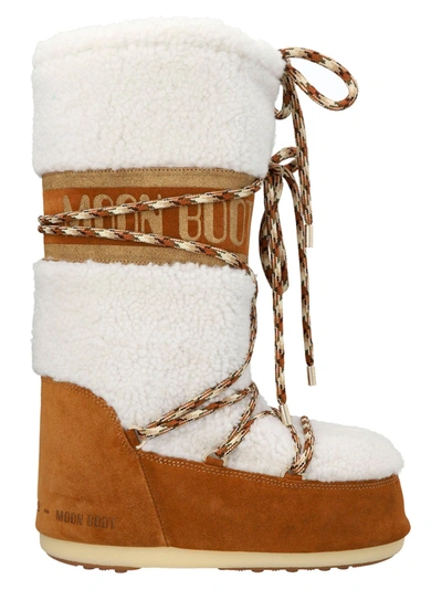 Shop Moon Boot Icon Shearling Boots, Ankle Boots Multicolor