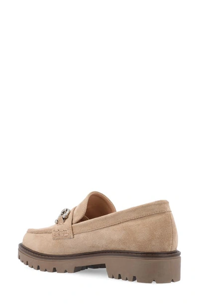 Journee Collection Jessamy Lug Loafer In Taupe