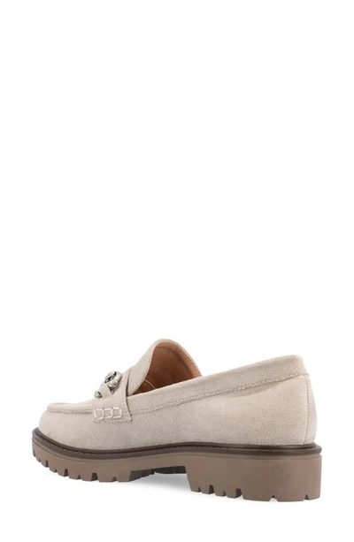 Journee Collection Jessamy Lug Loafer In Grey