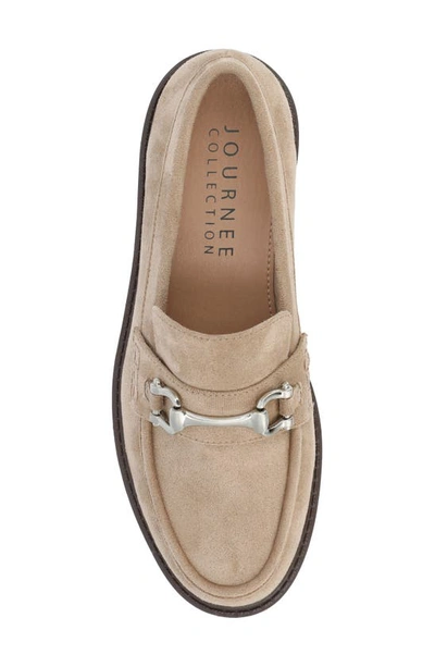 Journee Collection Jessamy Lug Loafer In Taupe
