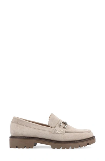 Journee Collection Jessamy Lug Loafer In Grey