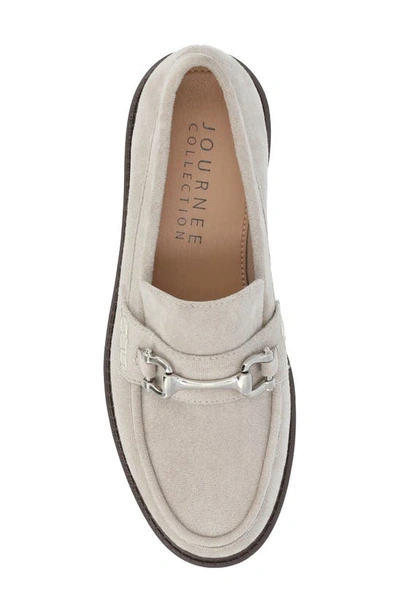 Journee Collection Jessamy Lug Loafer In Grey