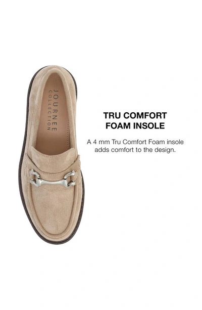 Journee Collection Jessamy Lug Loafer In Taupe
