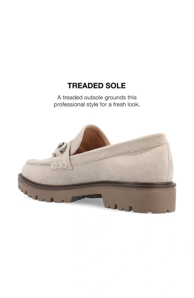 Journee Collection Jessamy Lug Loafer In Grey