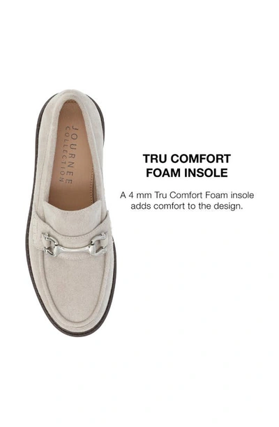 Journee Collection Jessamy Lug Loafer In Grey