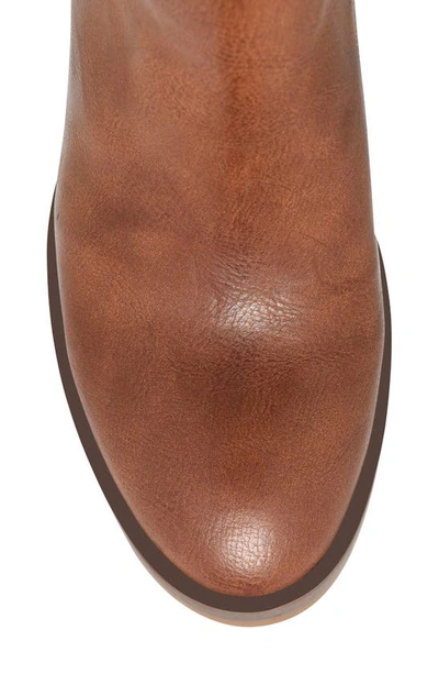 Korks Hadley Block Heel Bootie In Tan