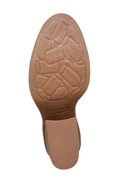 Korks Hadley Block Heel Bootie In Tan