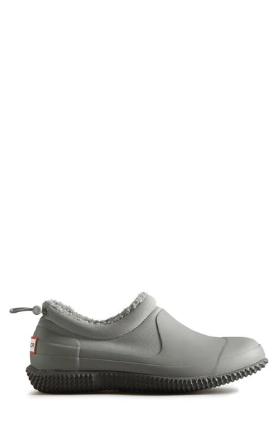 Shop Hunter Original Fleece Lined Slipper Shoe In Tundra Grey / Docker Grey