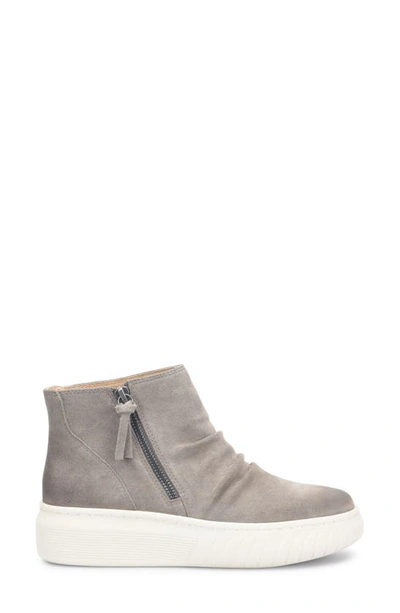 Söfft Portland Water Resistant Platform Bootie In Pietro Grey