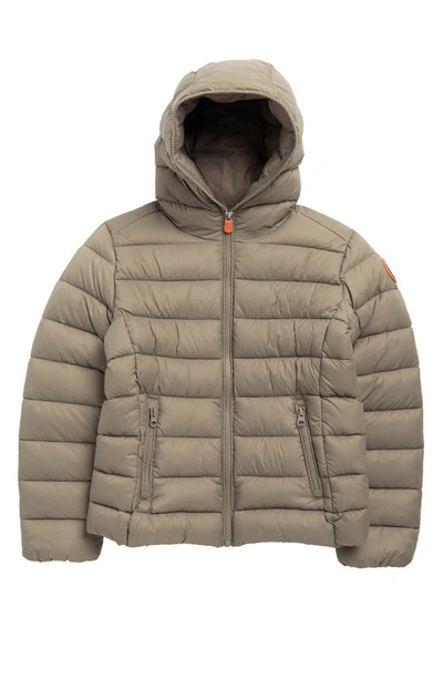 Save The Duck Kids' Jackson Puffer Jacket In Elephant Grey