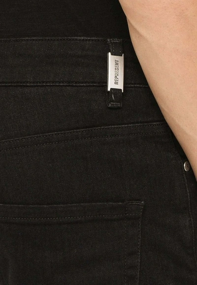 Shop Represent Classic Slim Jeans In Black