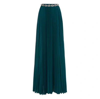 Shop Elisabetta Franchi Skirt In Green