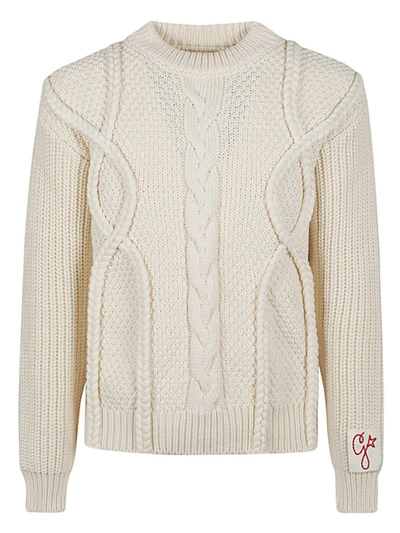 Shop Golden Goose Wool Sweater In White