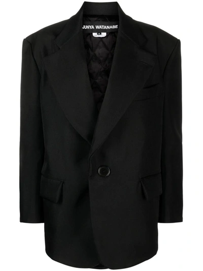 Shop Junya Watanabe Jacket With Pocket In Black