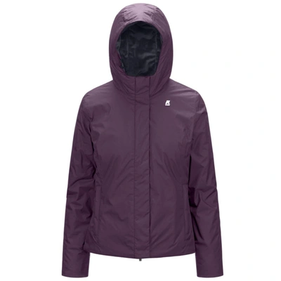 Shop K-way Jacket In Pink &amp; Purple