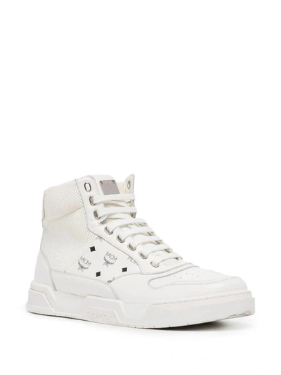 Shop Mcm Sneakers In White
