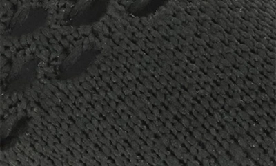 Shop Mia Lovi Knit Pointed Toe Flat In Black