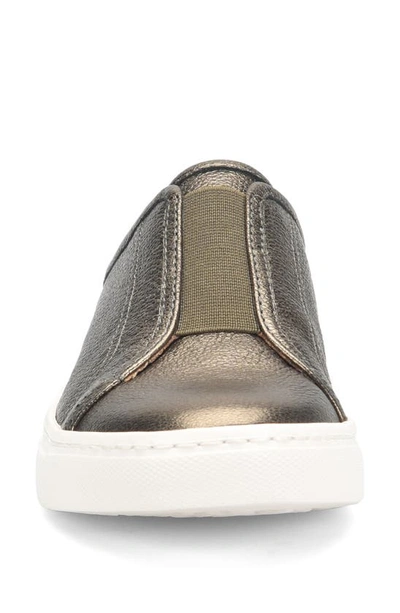 Shop Comfortiva Tolah Sneaker Mule In Steel Leather
