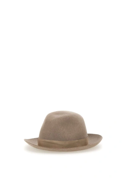 Shop Borsalino "folar" Hat In Beige