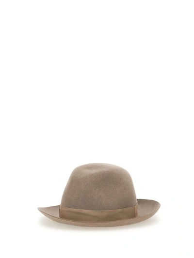 Shop Borsalino "folar" Hat In Beige