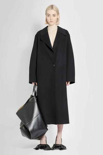 Shop Loewe Woman Black Coats