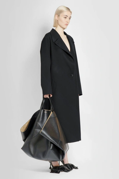 Shop Loewe Woman Black Coats